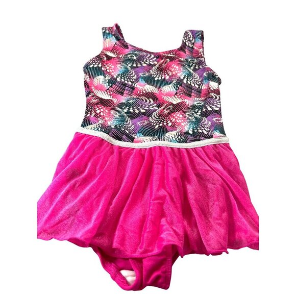 Moret Kids Girls Dance Leotard Pink Multi Size Small 6-7 - Picture 4 of 6